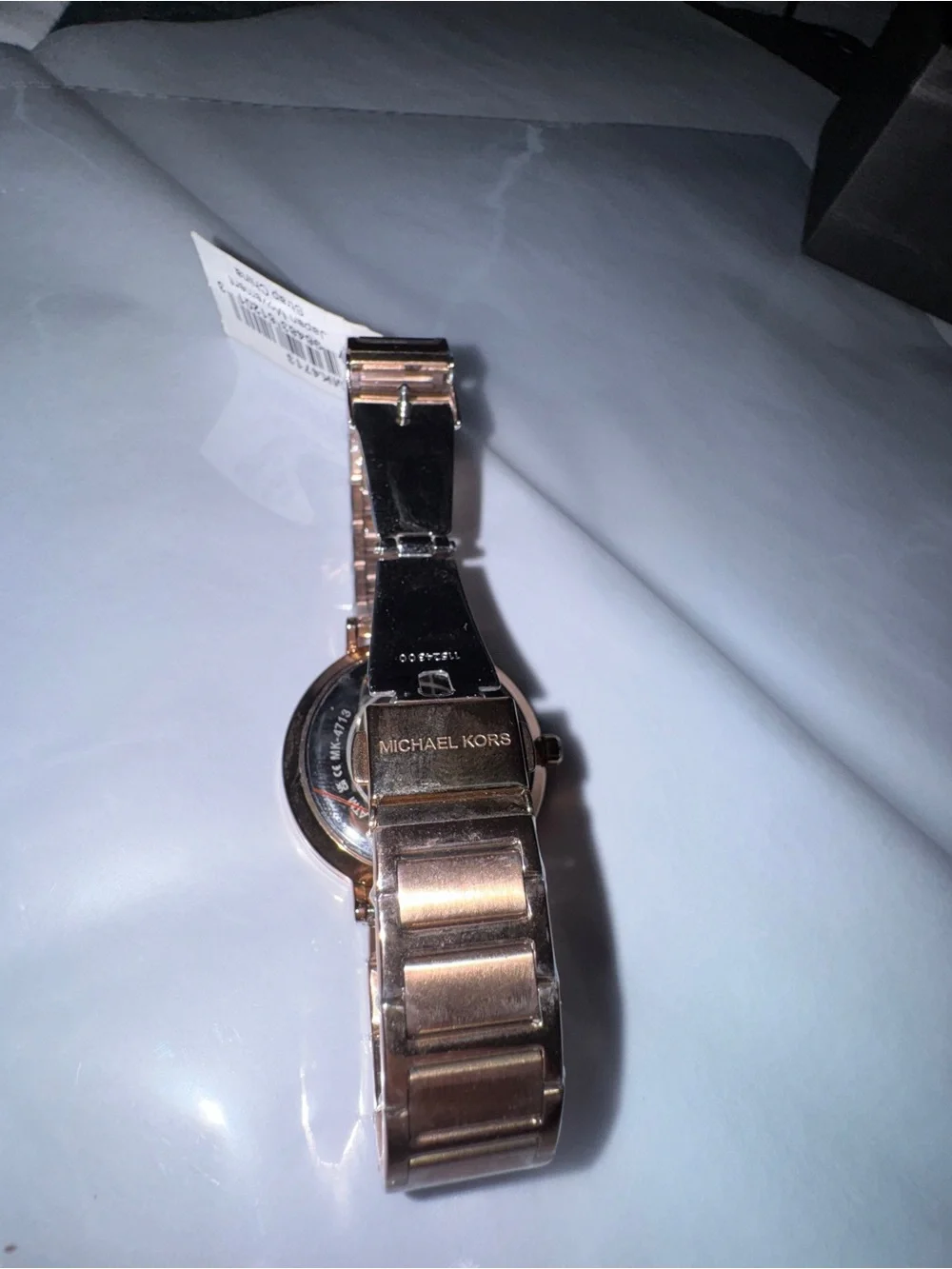 Michael Kors Addyson Rose Gold Logo Watch MK4713✨
